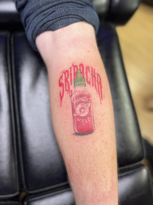 Nandis Wrld’s New “Sriracha” Single Inspires Fan To Get Sriracha Bottle Tattoo