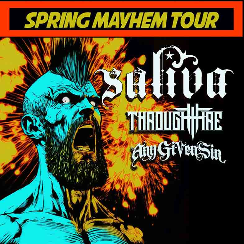 Saliva Announce 2023 Tour Dates With Through Fire And Any Given Sin