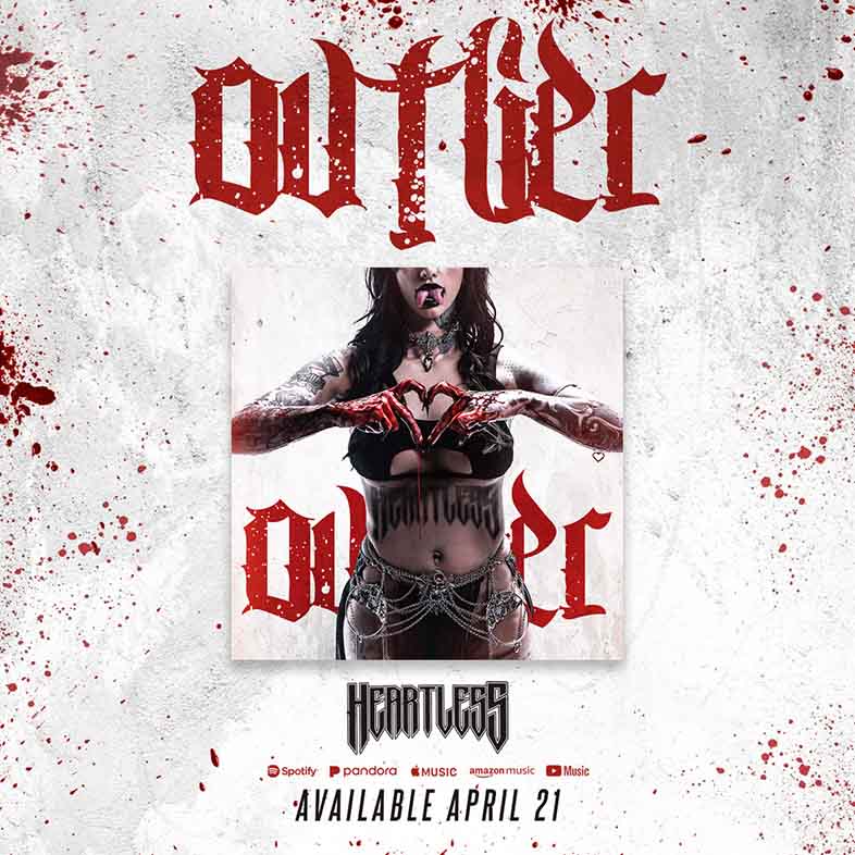 Ovtlier Releases New Single/Music Video For “HEARTLESS”