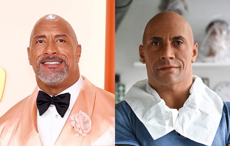 Dwayne Johnson’s new waxwork revealed following skin tone criticism