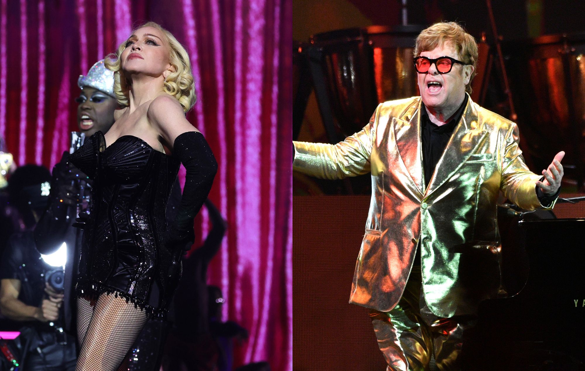 Elton John praises Madonna for “heartfelt” tribute to AIDs victims on ‘Celebration Tour’