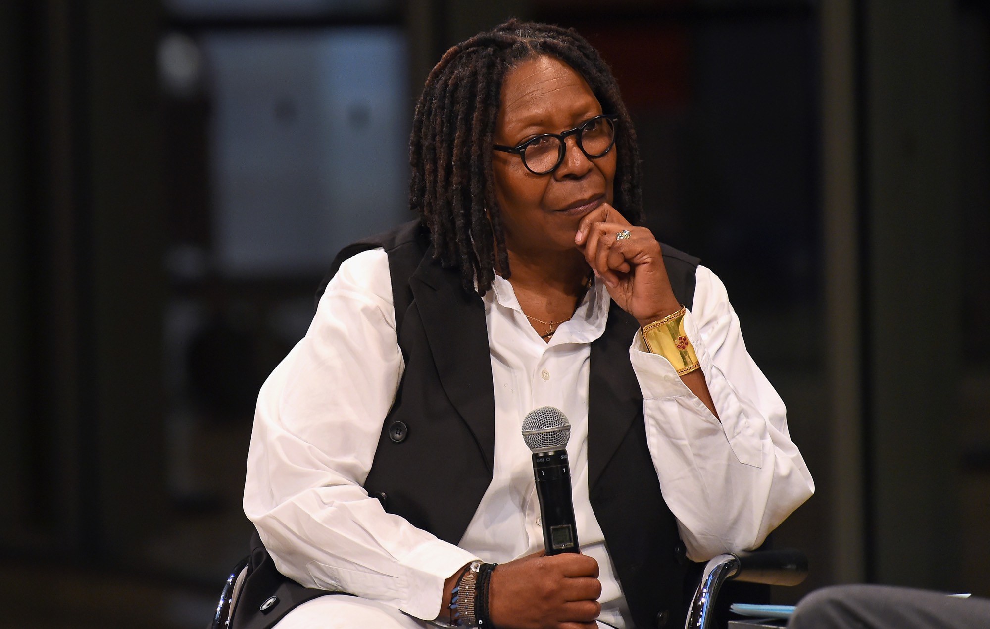 Whoopi Goldberg reminisces on her past with a surprise reunion