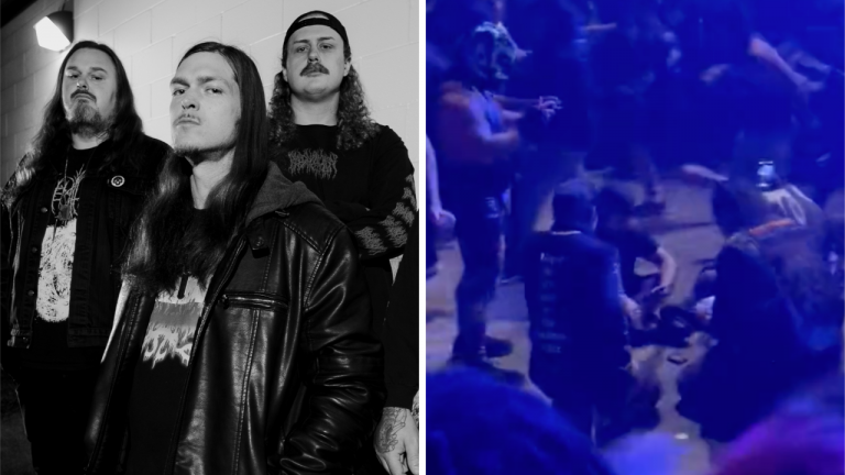 A death metal band got their fans to play fantasy card game Magic: The Gathering in the moshpit