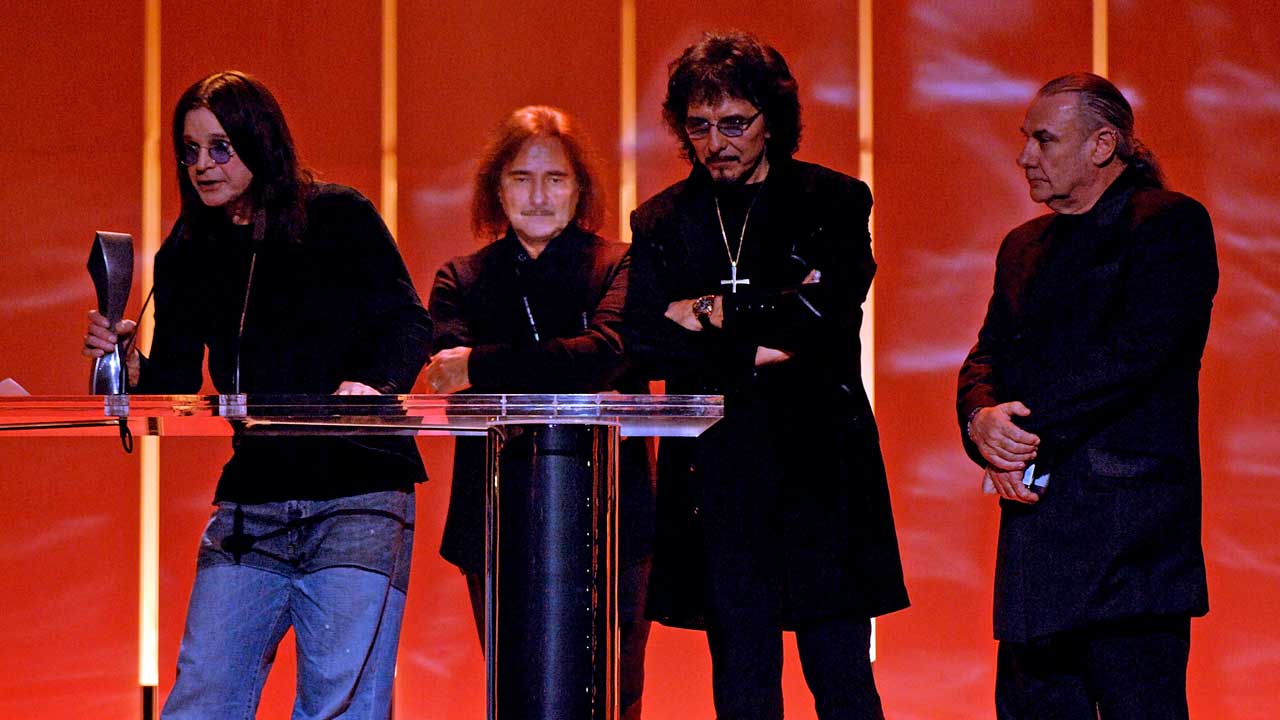 That time Black Sabbath were inducted into the UK Music Hall Of Fame and Ozzy mooned the audience because he didn’t think they were rocking hard enough