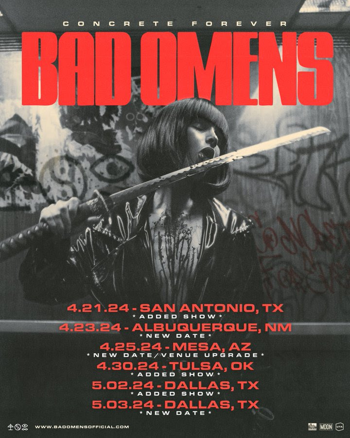 Bad Omens Announce New + Rescheduled Tour Dates For April 2024