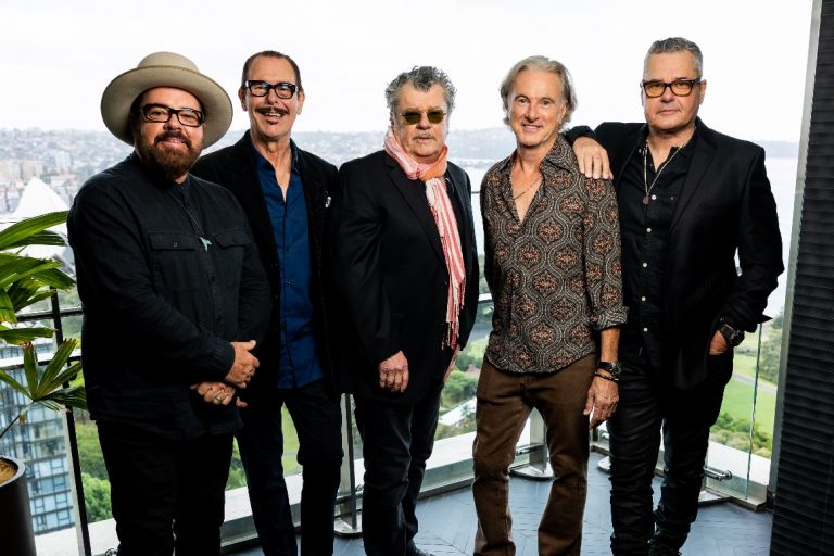 INXS Arrive In Sydney To Celebrate Four Billion Global Streams