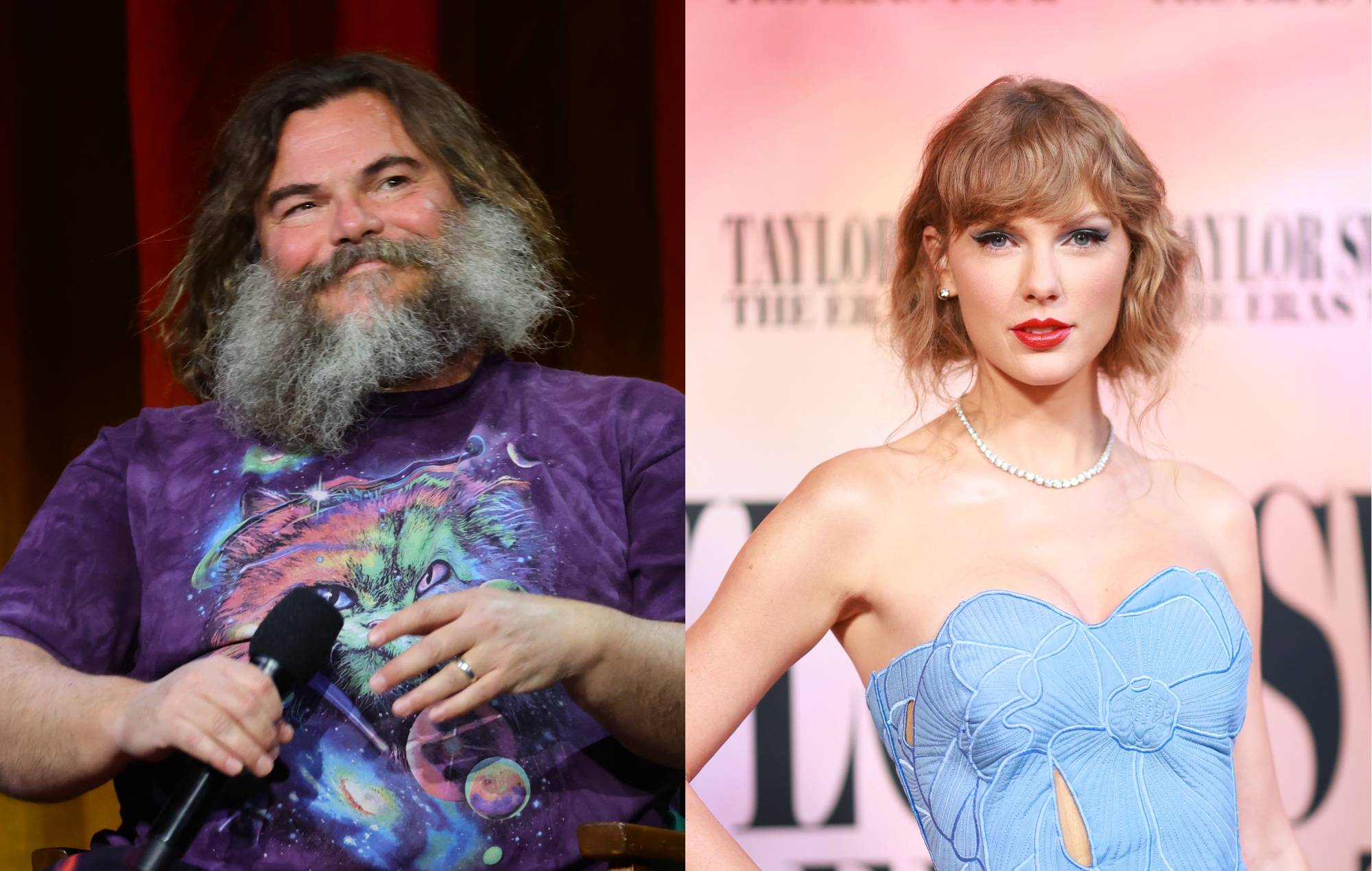 Jack Black strips and sings Taylor Swift at Hollywood strike fundraiser