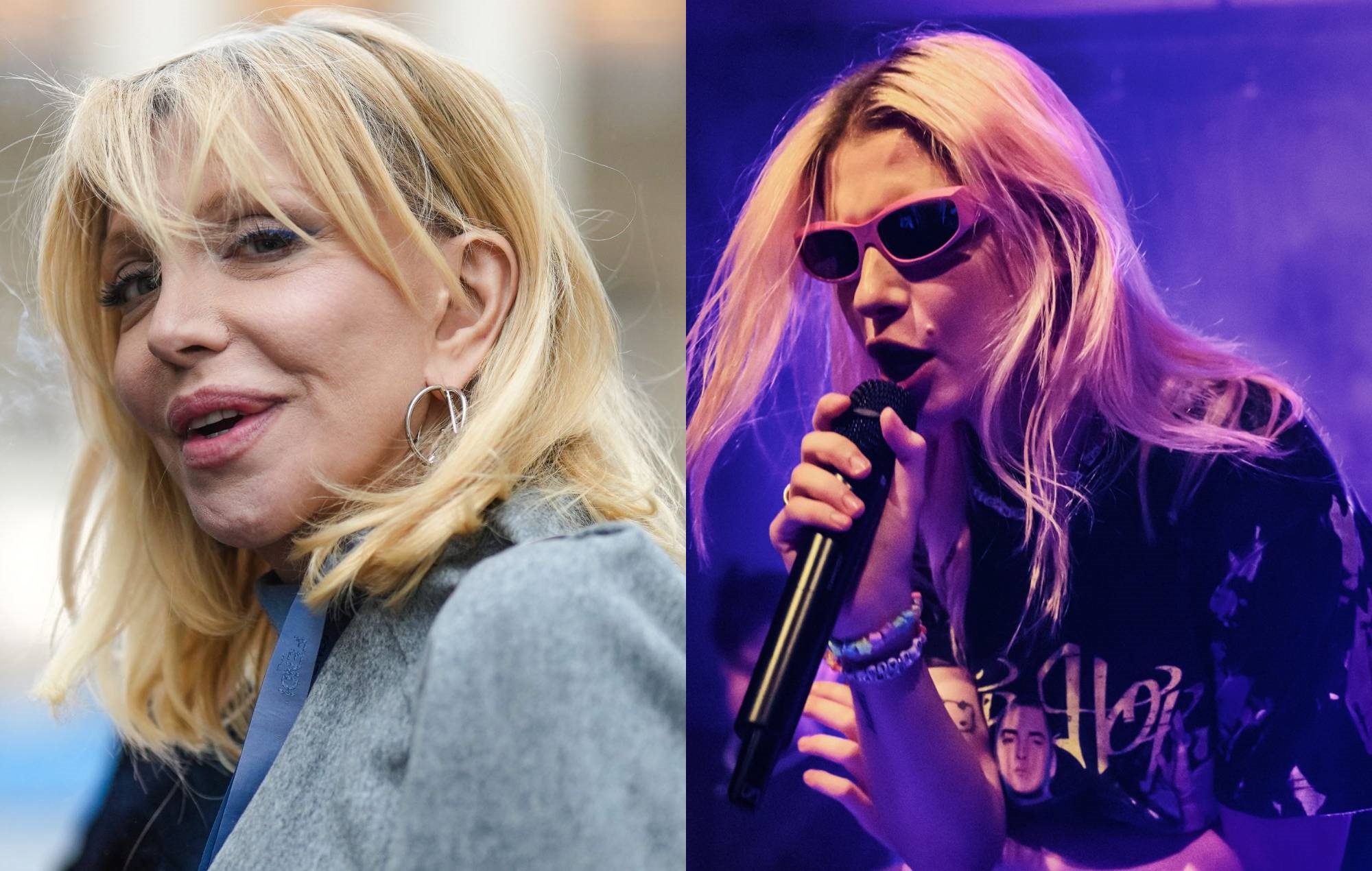 Courtney Love has given Baby Queen a “full rundown” of her debut album “track by track”