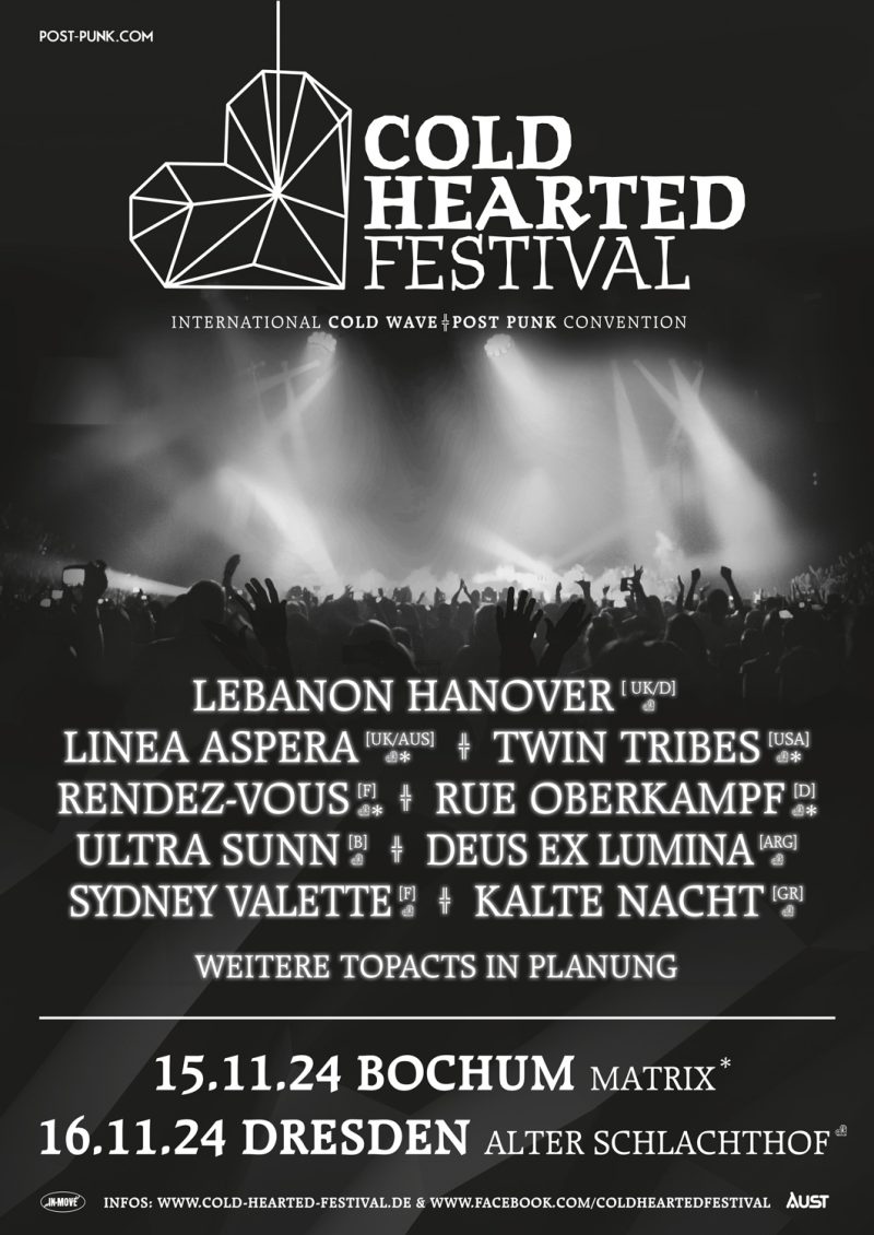 Cold-Hearted Festival 2024 Announced Featuring Lebanon Hanover, Linea Aspera, Twin Tribes, and More!