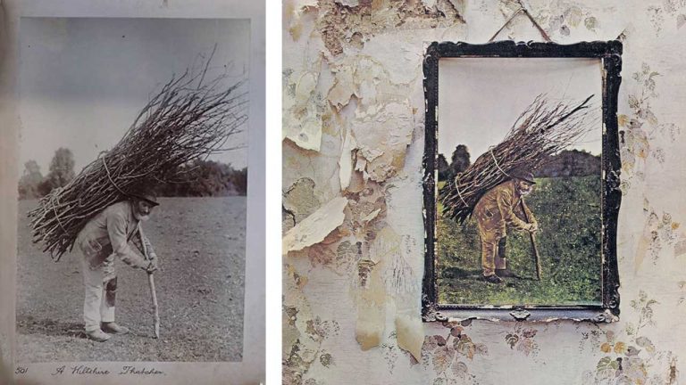 An original photograph of the mysterious figure on the cover of Led Zeppelin IV has been discovered in an old photo album – and he’s been identified