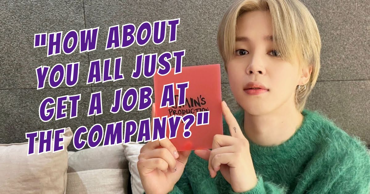 BTS’s Jimin Wants ARMYs To Work At HYBE