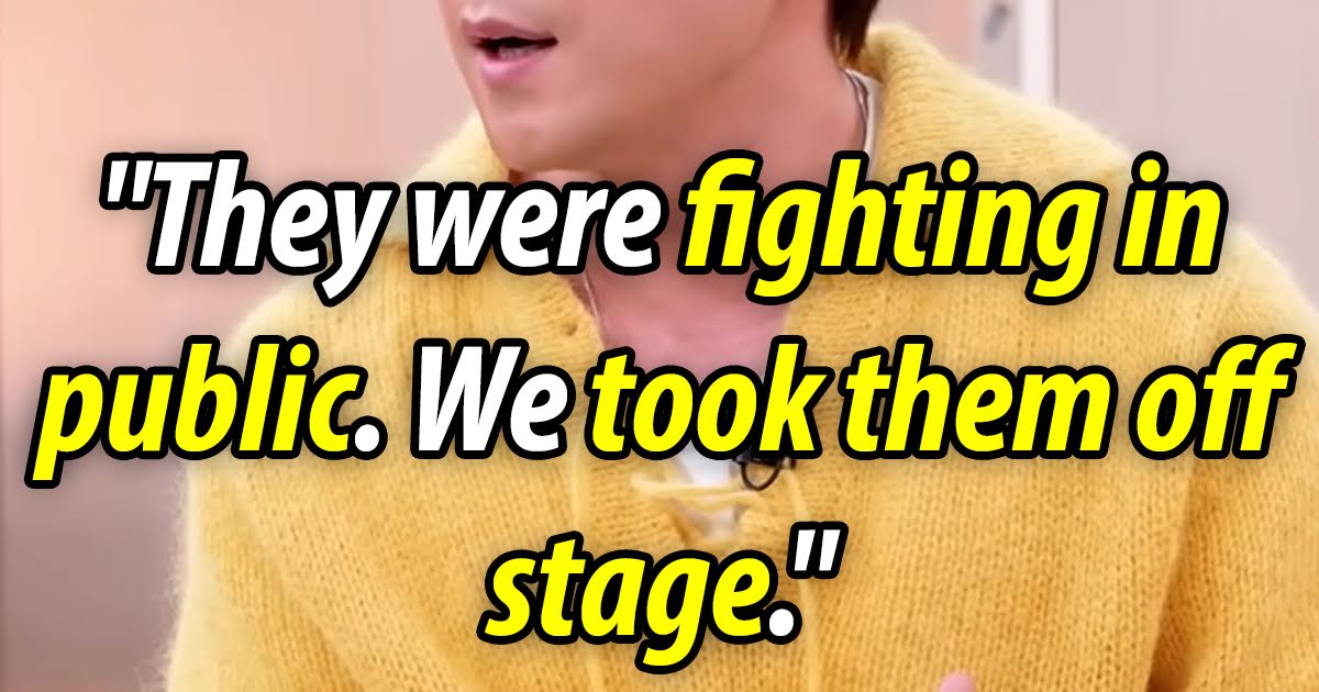 The Boy Group That Got Caught Fighting Each Other On Stage