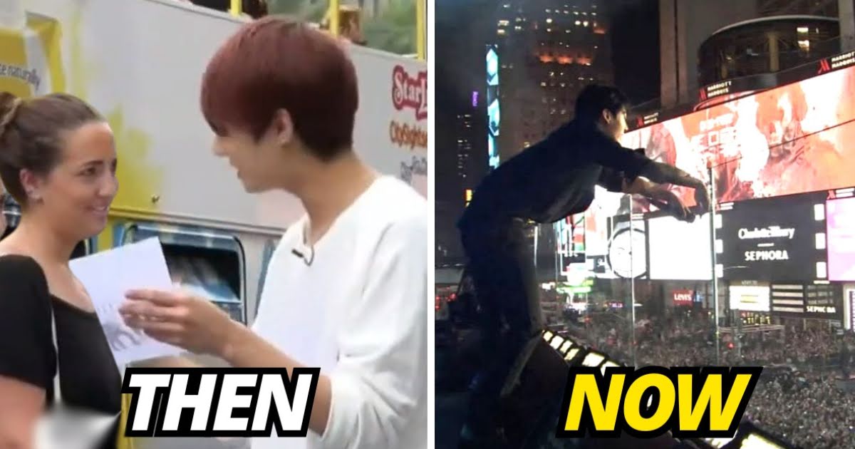 BTS’s Jungkook Went From Passing Out Flyers For A Free Concert To Filling Times Square