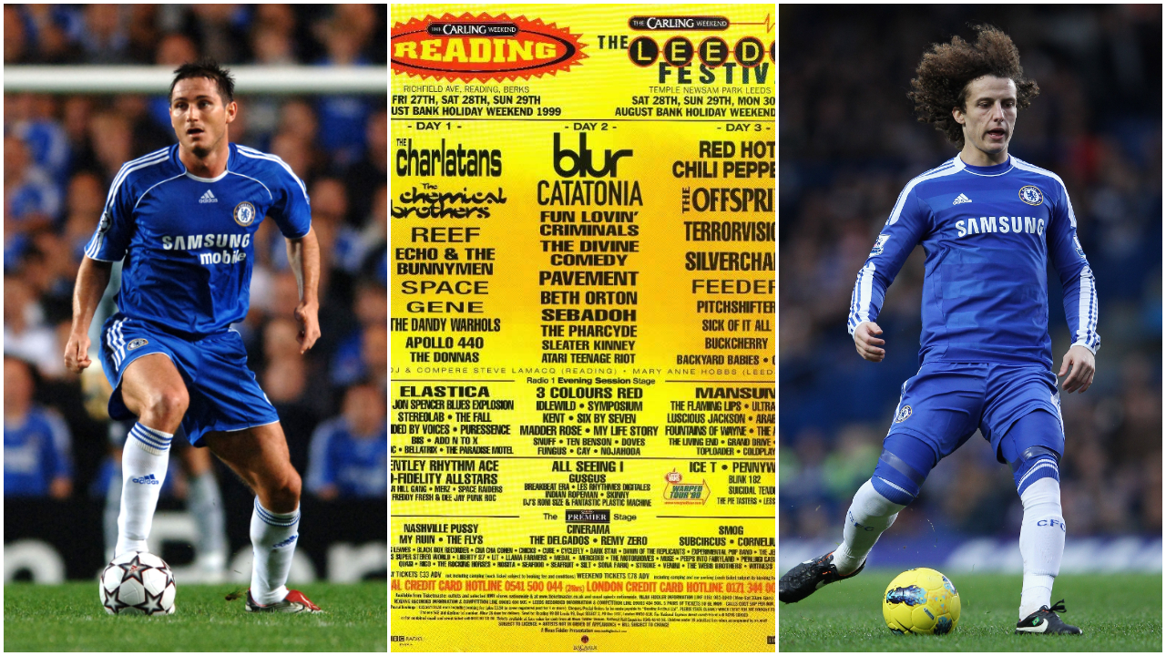 Why are there a load of random Chelsea players hidden on old Reading Festival line-up posters?