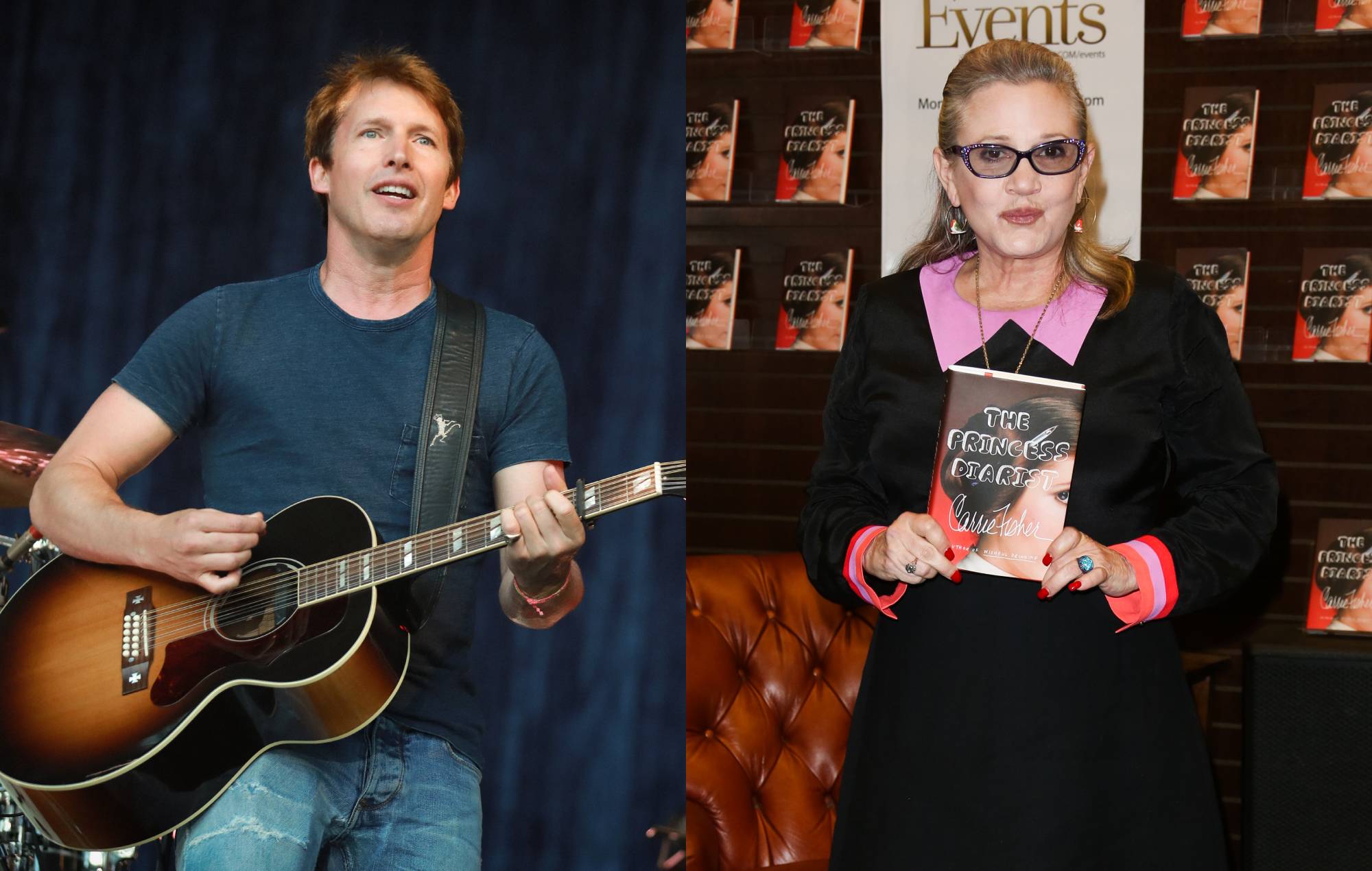 James Blunt on how a visit to Carrie Fisher’s house inspired new tribute song to her