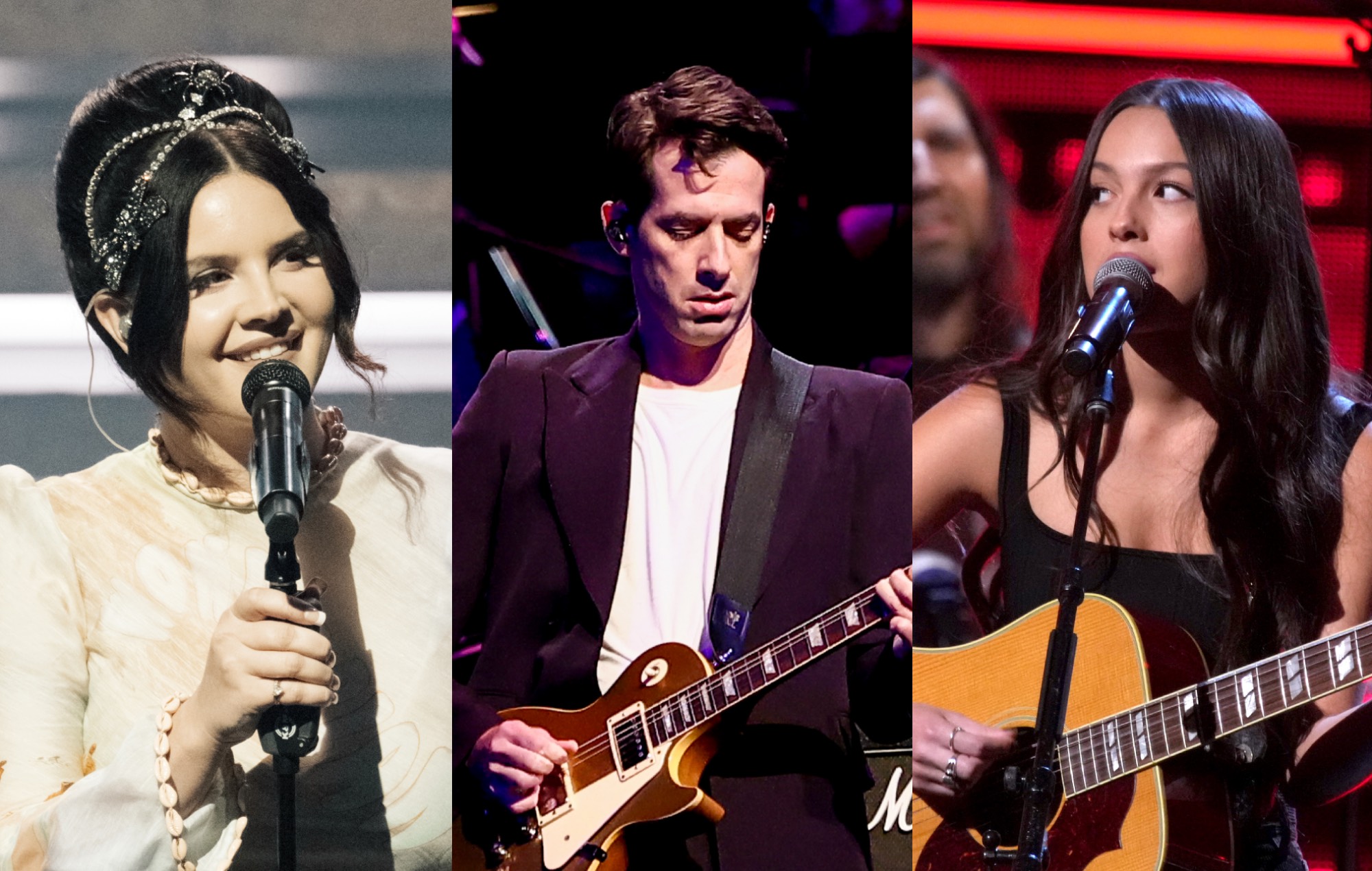 Lana Del Rey, Mark Ronson, Olivia Rodrigo and more react to Grammy nominations
