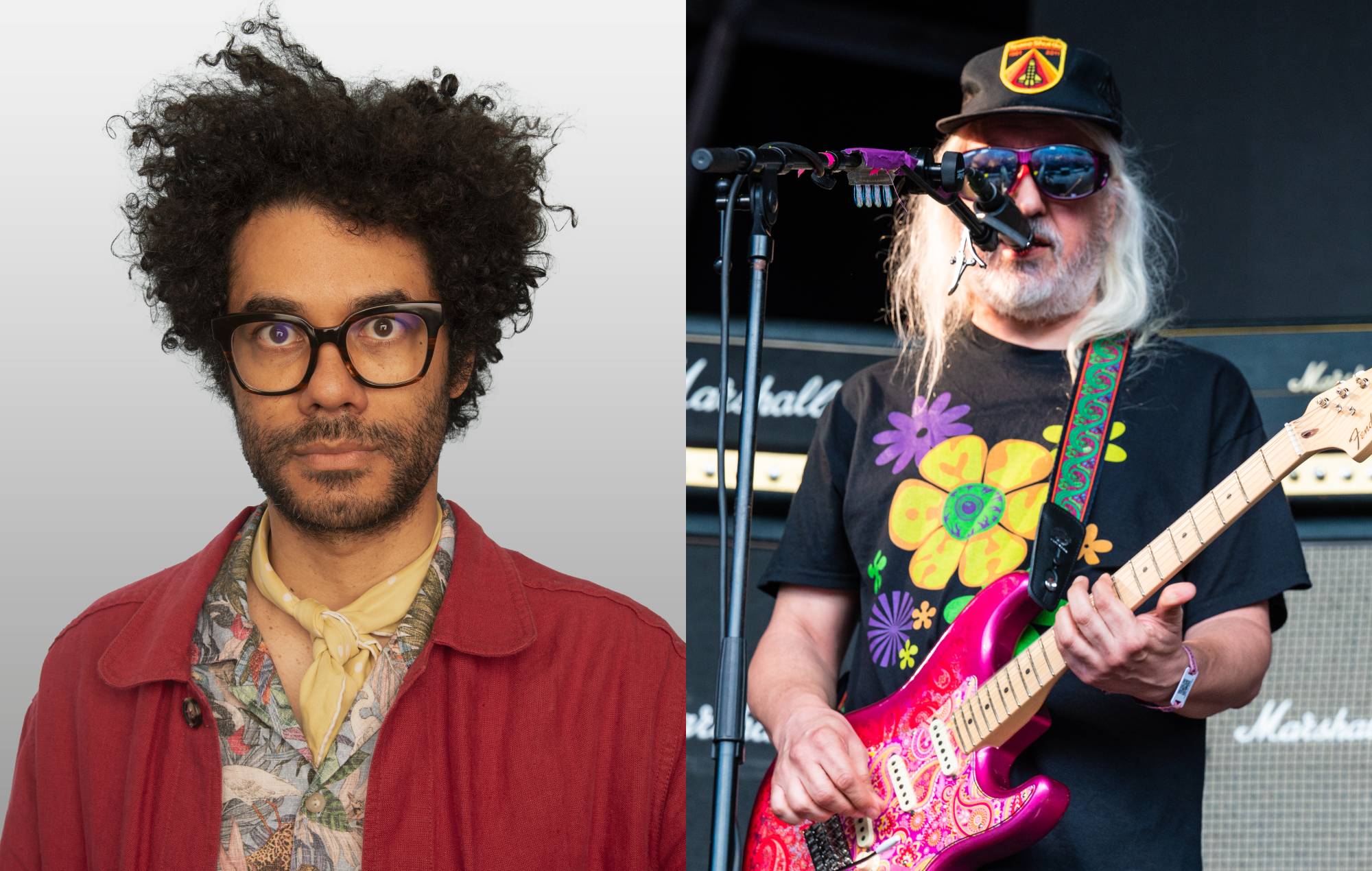 Watch Richard Ayoade join Dinosaur Jr. on stage in London