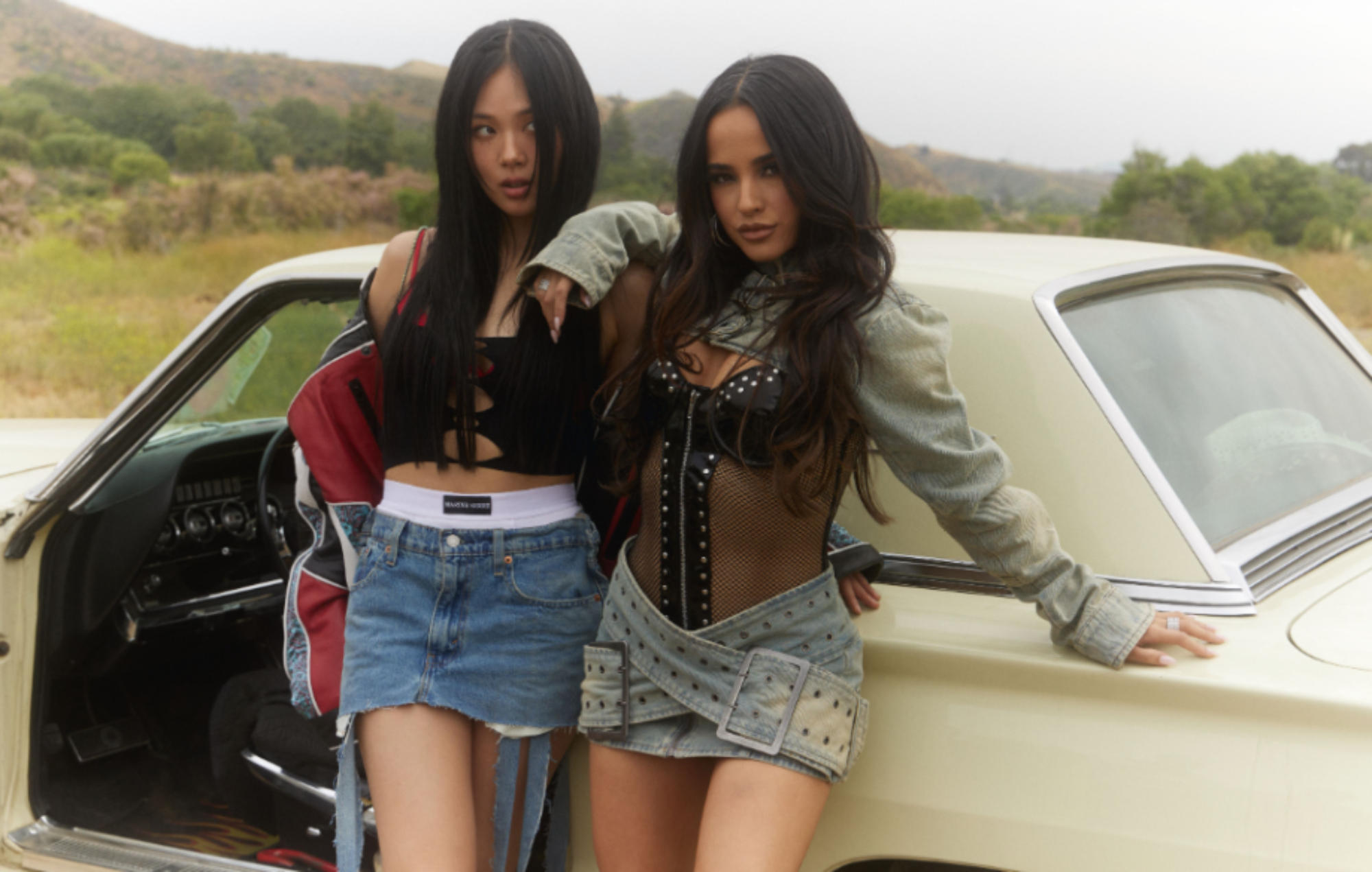BIBI and Becky G go on a drive in new ‘Amigos’ music video