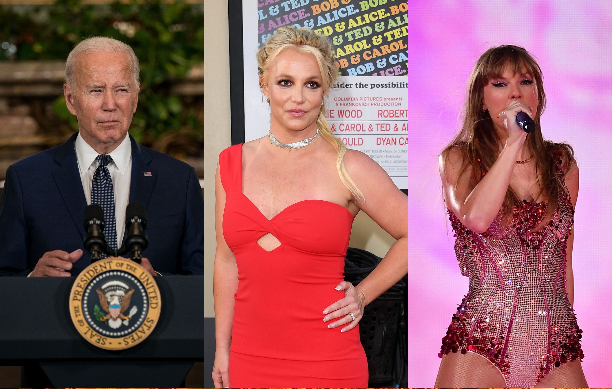 Joe Biden confuses Britney Spears with Taylor Swift during Thanksgiving speech