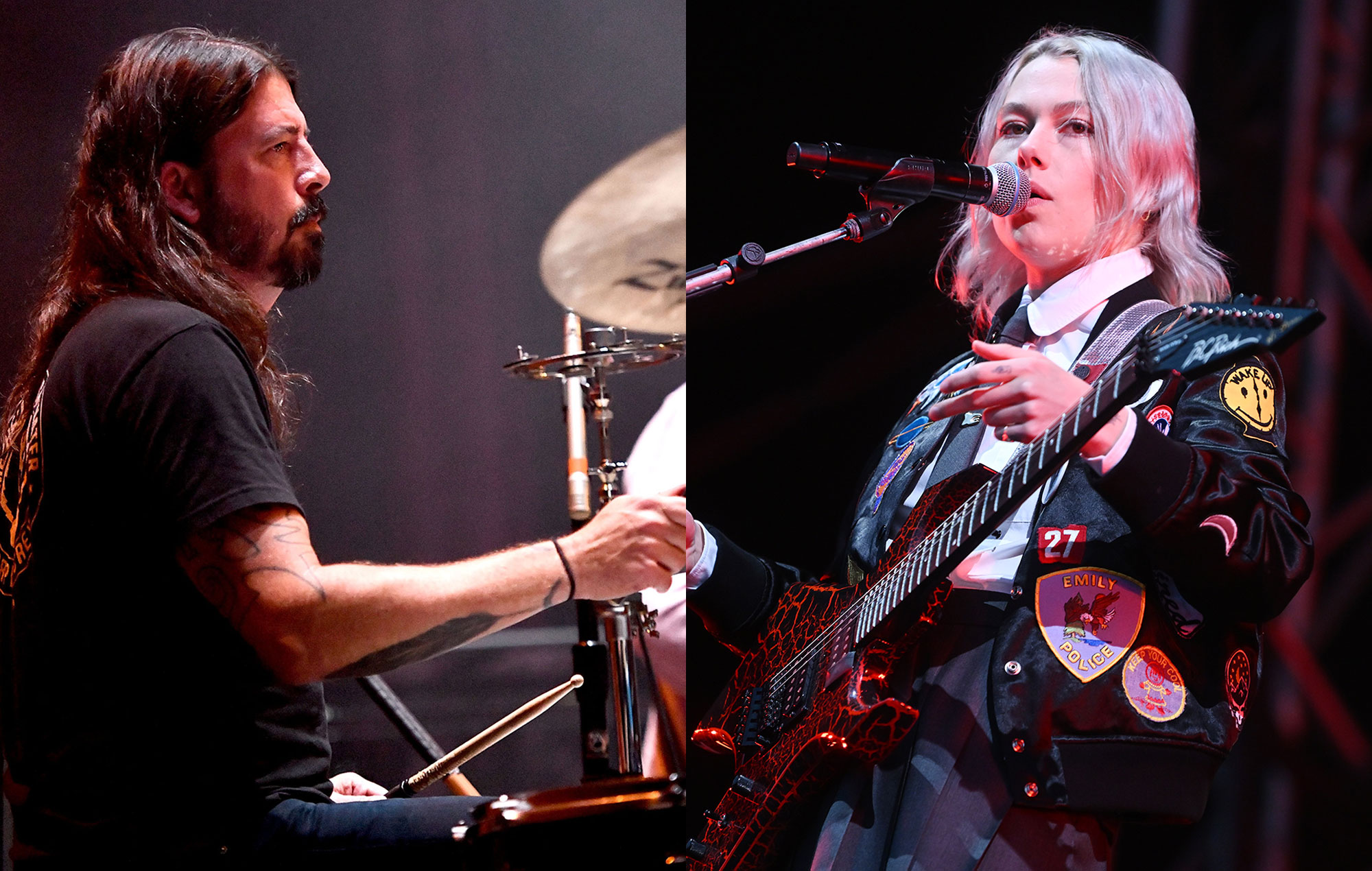 Watch Dave Grohl play drums for Boygenius at Hollywood Bowl show