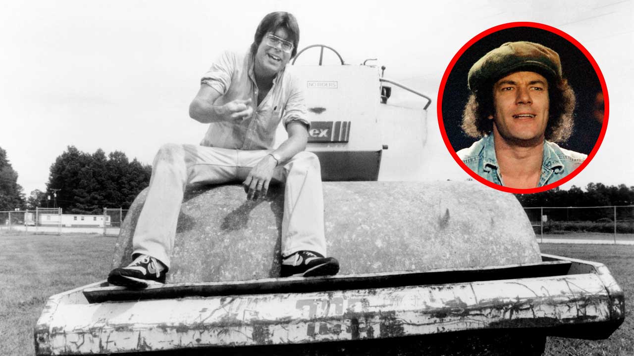 “I really didn’t know what I was doing”: Watch horror icon Stephen King’s awkward fanboy interview with AC/DC