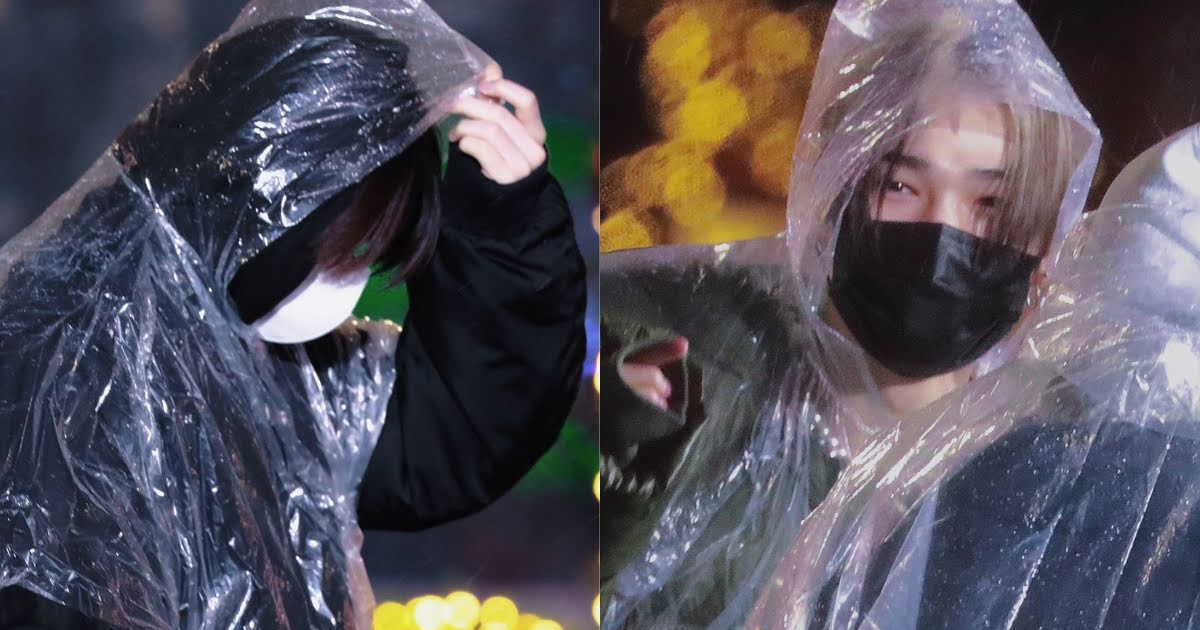 Netizens Concerned As ENHYPEN Rehearses In Cold Rain