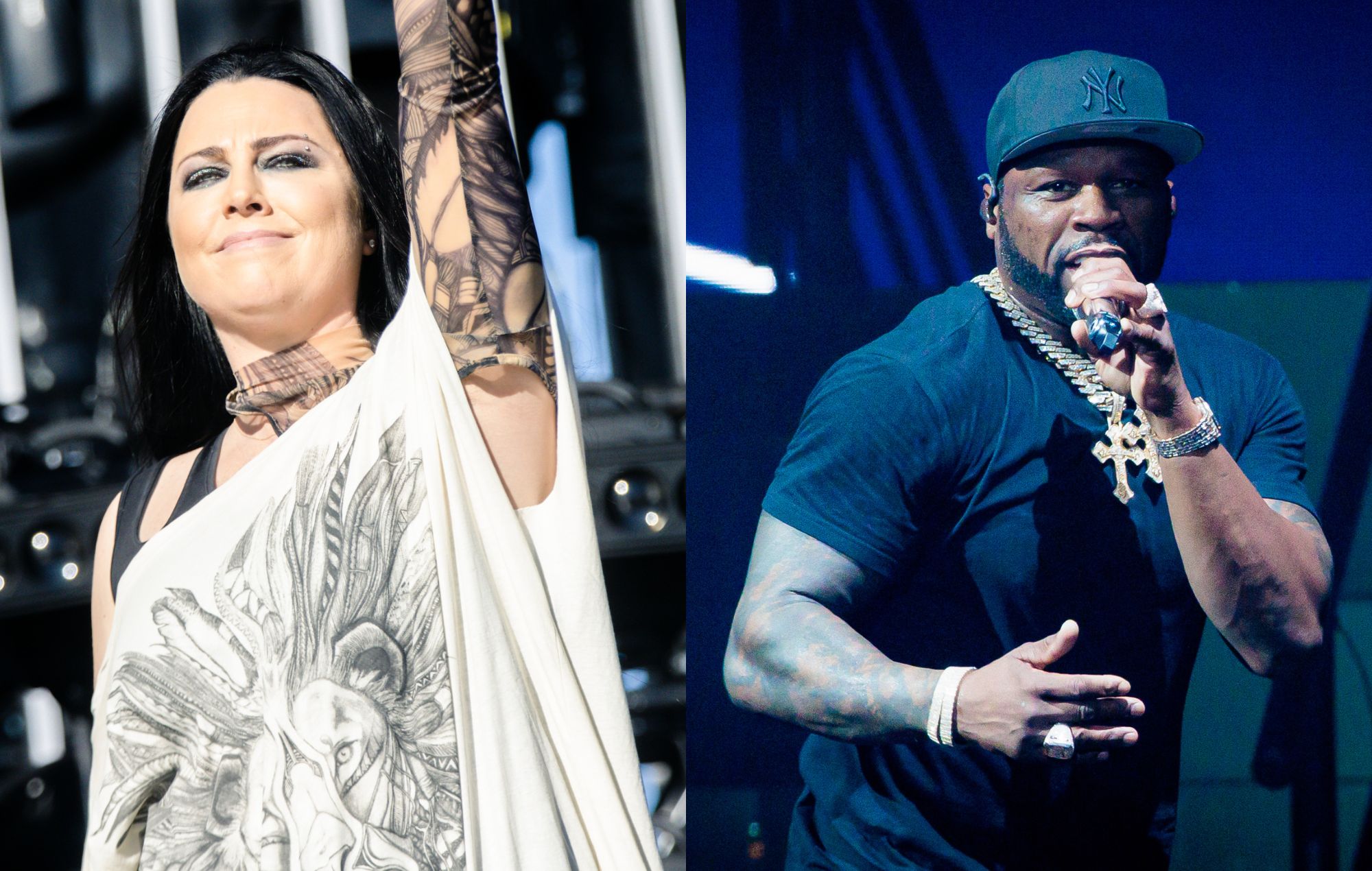 Evanescence’s Amy Lee says 50 Cent “hates her guts”