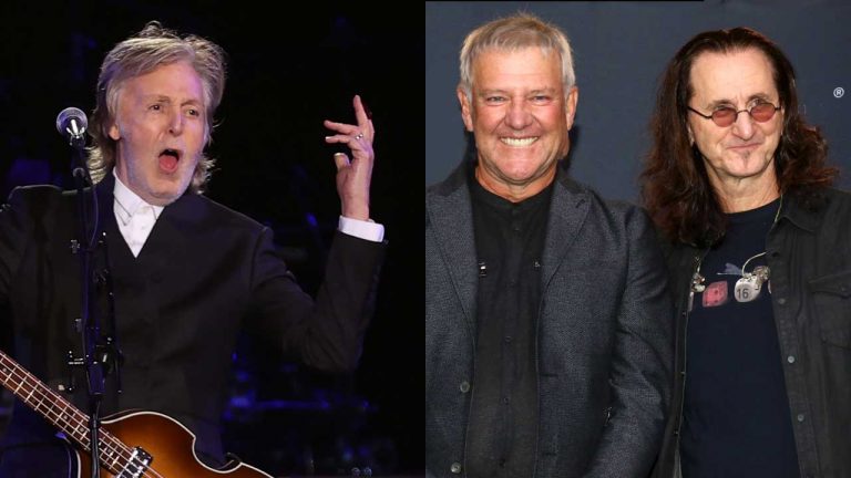 “He came and sat and drank with us. We all got plastered together”: it turns out Paul McCartney has instructed Geddy Lee and Alex Lifeson to get back out on tour