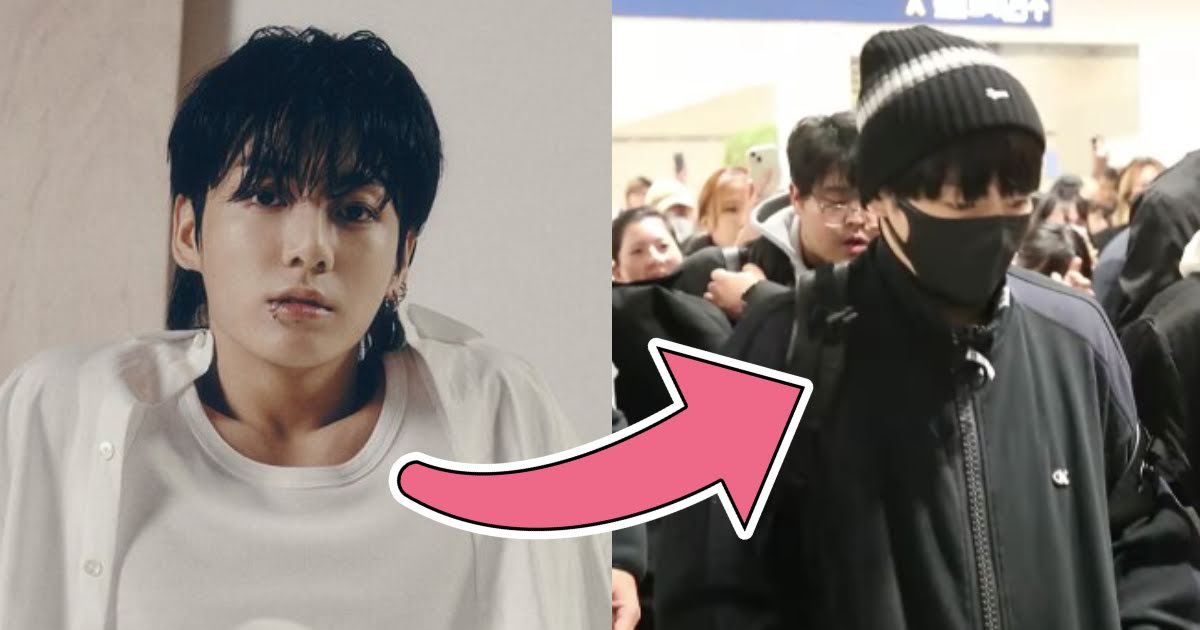 BTS’s Jungkook Caught Limping Amid Airport Mobbing, Netizens Worry About His Physical Condition