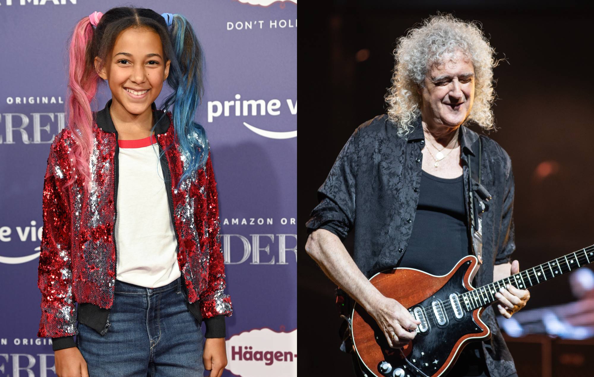 Watch Nandi Bushell play with Queen’s Brian May for first TV acting role