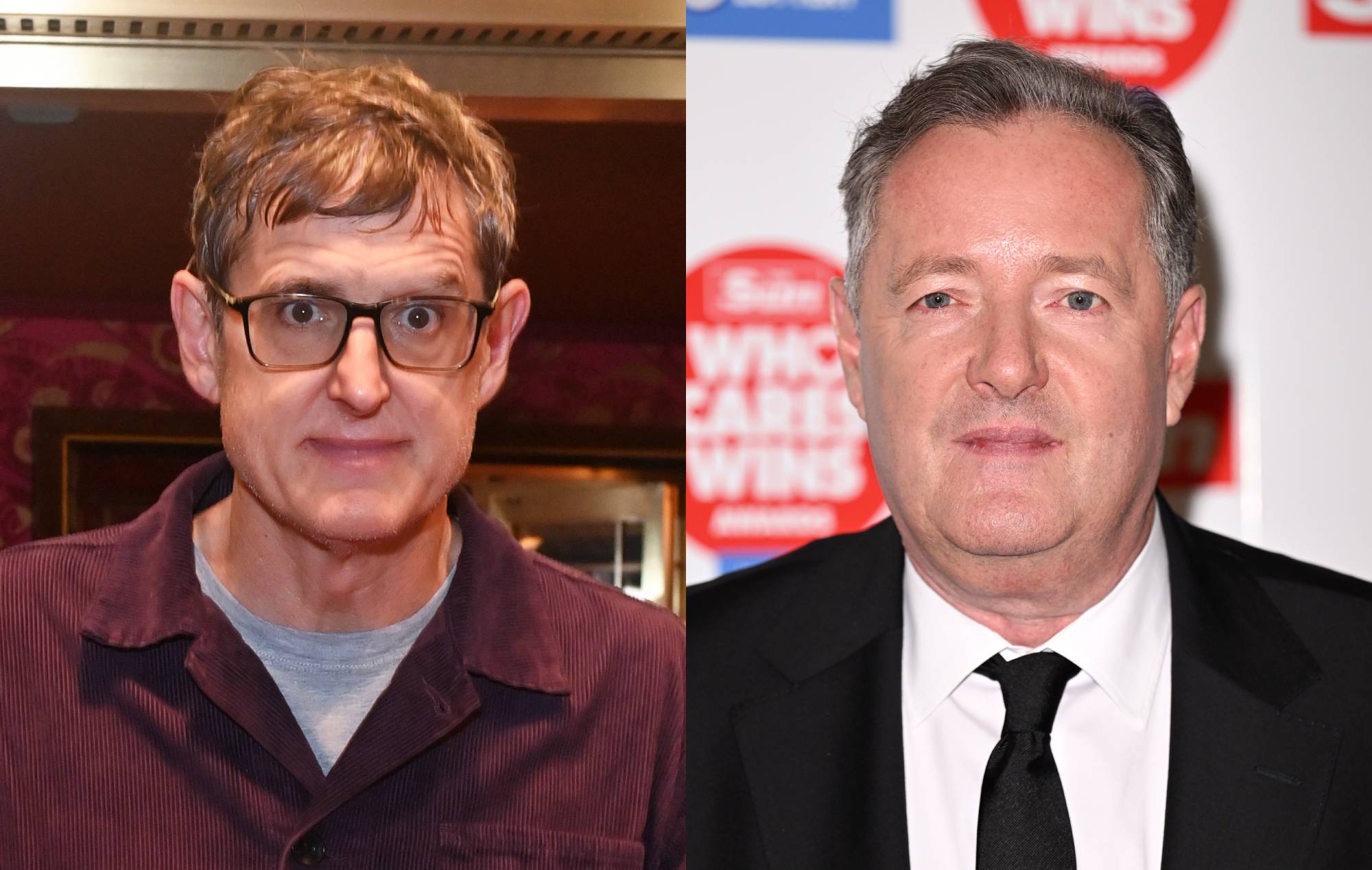 Louis Theroux hits back at Piers Morgan for calling him a “puny wastrel”