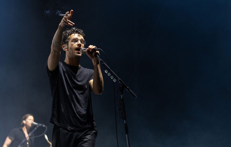 The 1975 recreate ‘American Psycho’ and ‘The Ring’ scenes at ‘Halloween Party’ concert