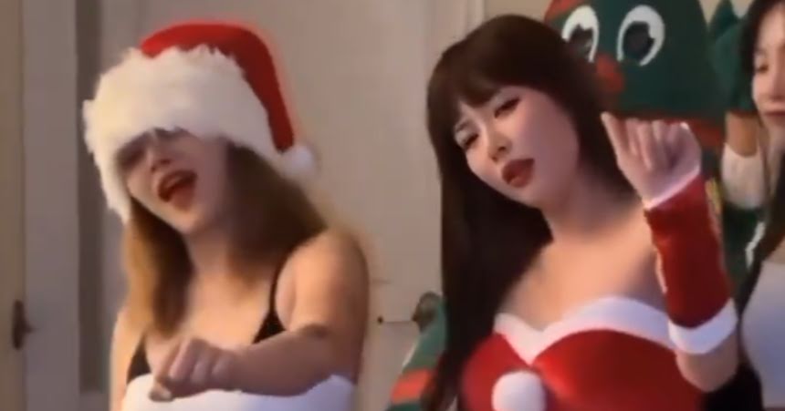 HyunA And Former AOA’s Jimin Spend Christmas Together