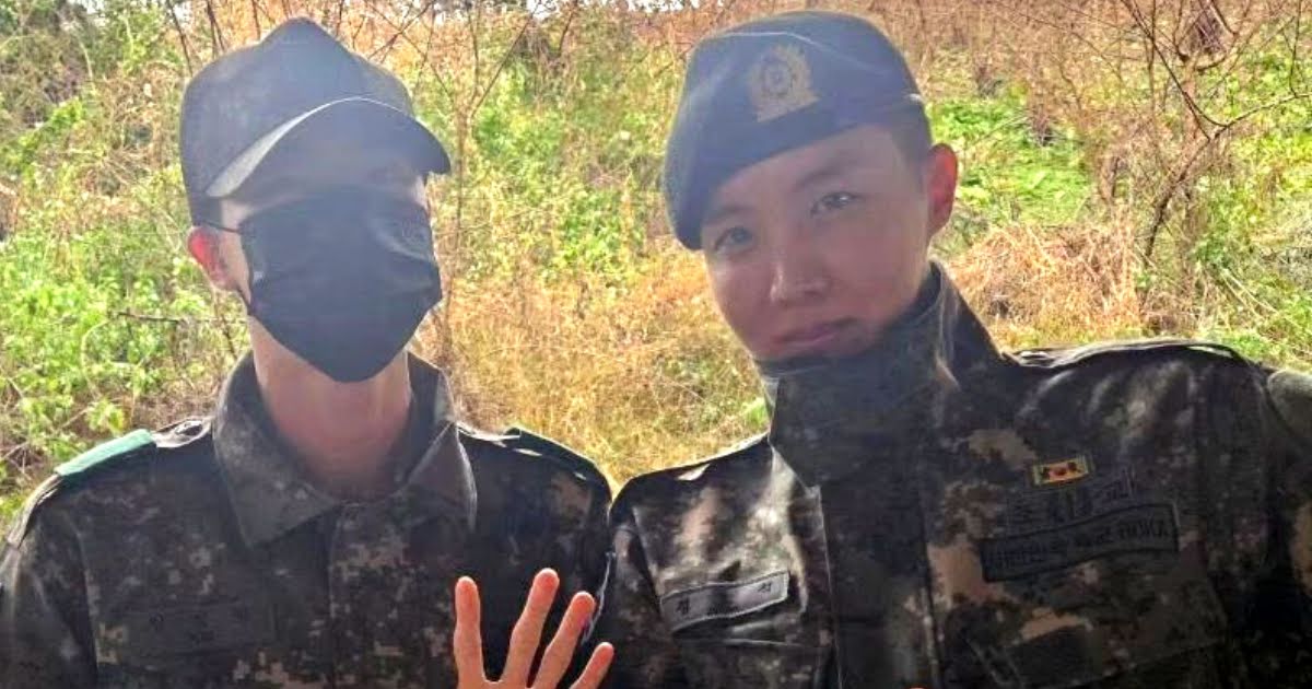 BTS’s Sergeant Jin Can’t Help But Tease Corporal J-Hope