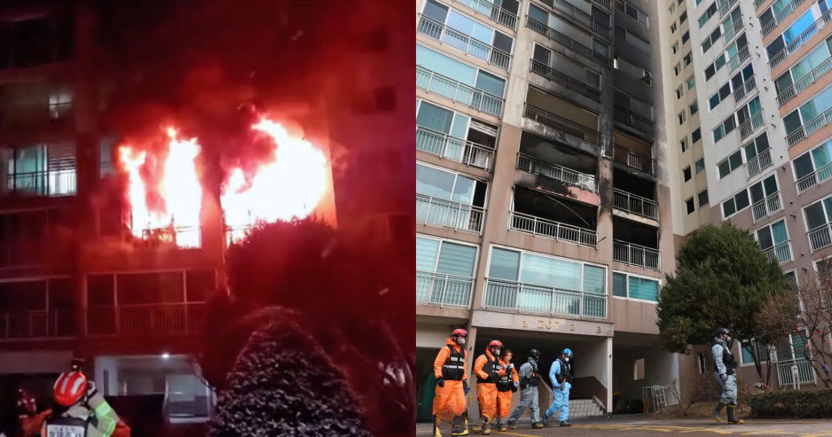 A Tragic Apartment Fire In Seoul Causes Two Deaths On Christmas Day