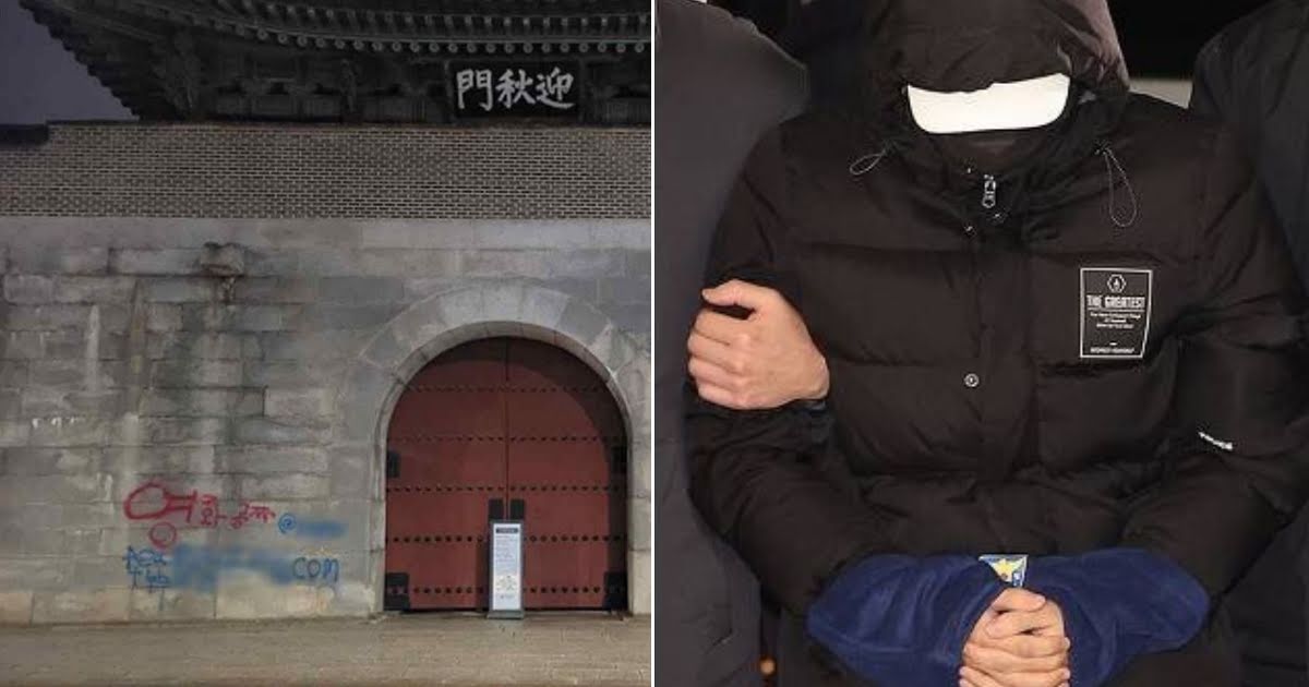 Teenage Suspects Behind Gyeongbukgung Vandalization Claim They Were Paid To Deface The Monument