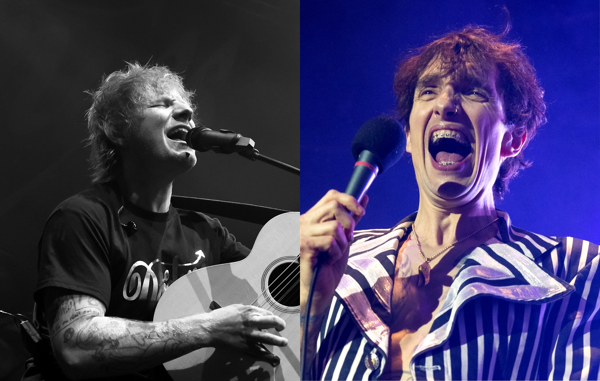 Watch Ed Sheeran play a surprise opening set for The Darkness