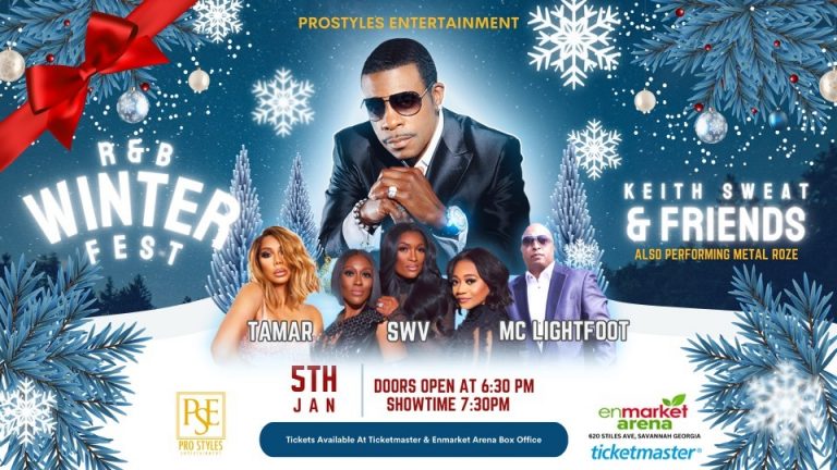 Pro Styles Entertainment Presents: R&B Winterfest in Savannah, GA A Star-Studded Celebration to Kick Off 2024