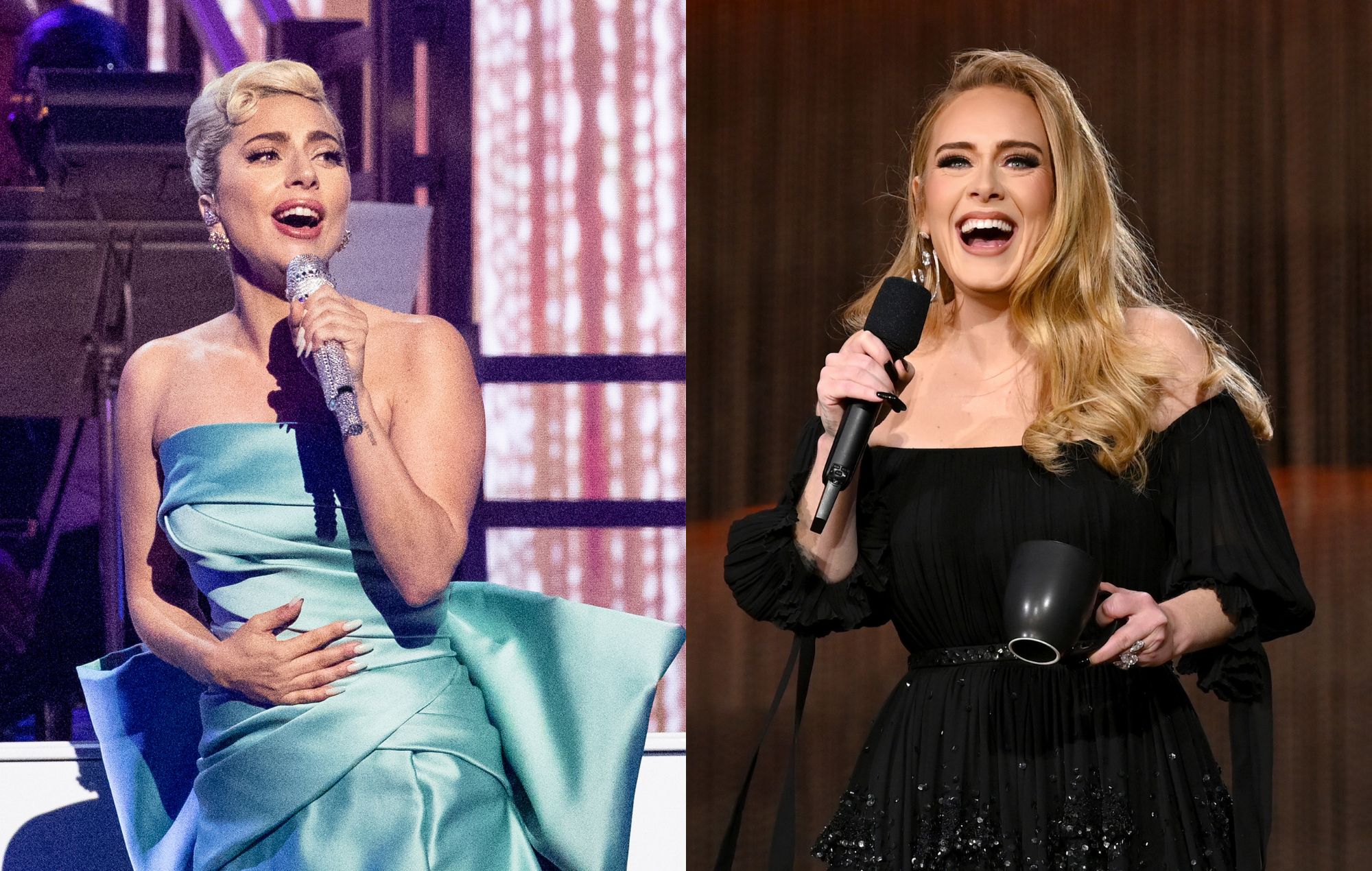 Adele recalls how nervous she was when Lady Gaga came to see her perform