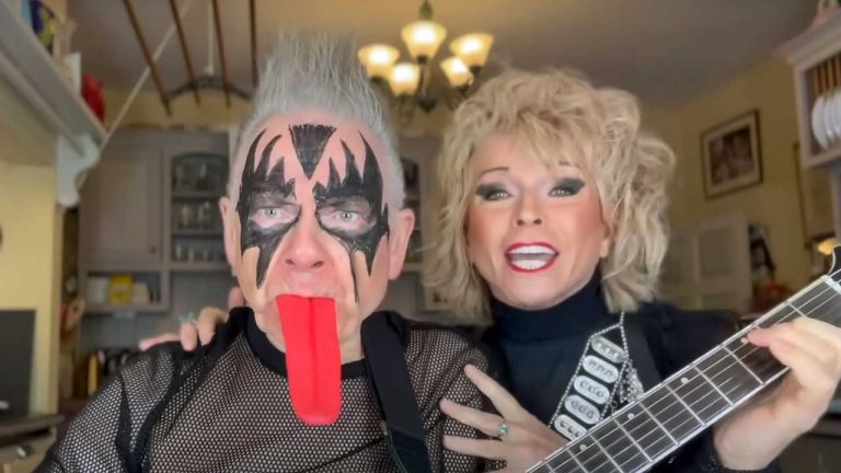 Robert Fripp and Toyah have covered Lick It Up by Kiss and we may never sleep again