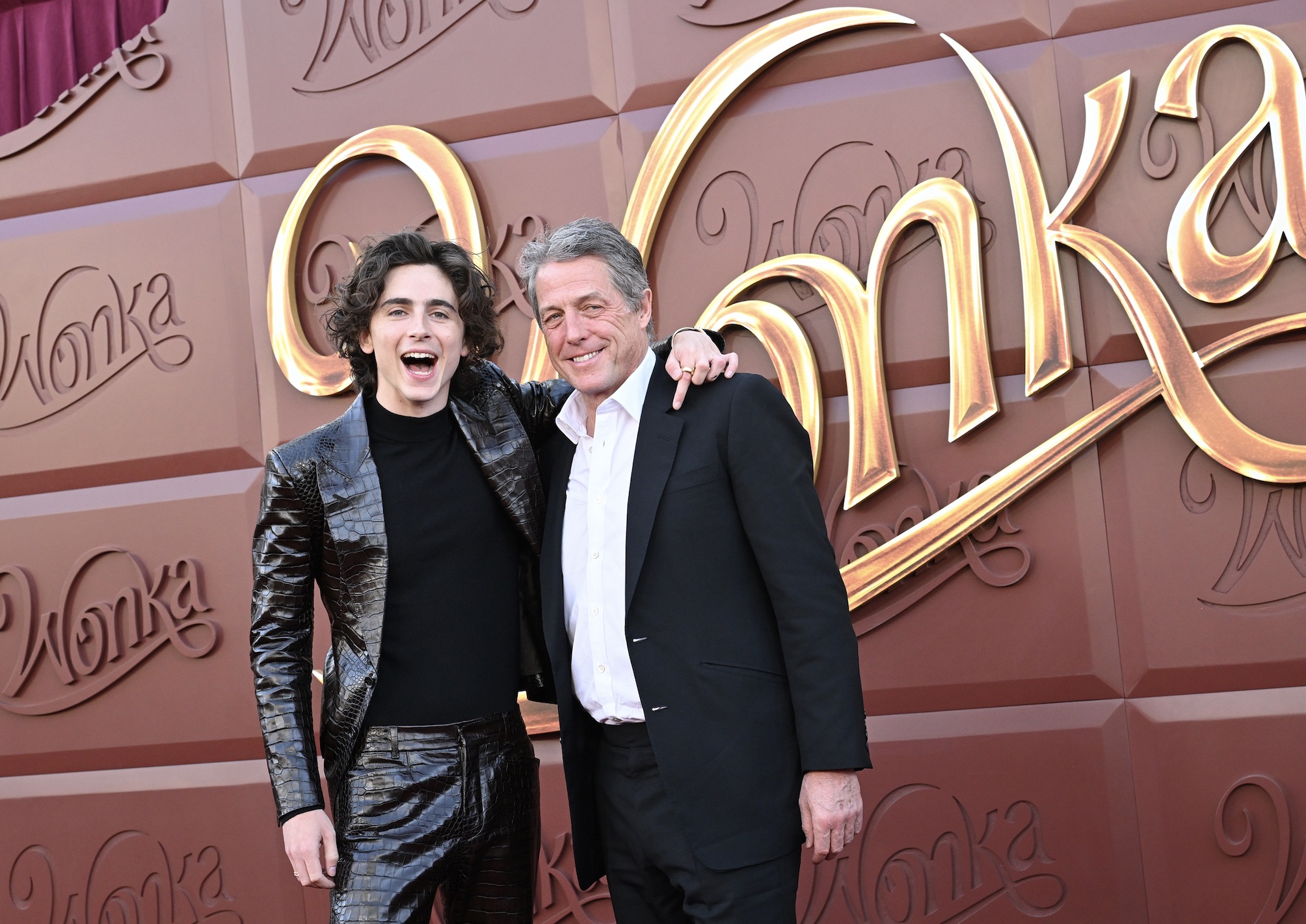 ‘Wonka’: Disguised Timothée Chalamet crashes Hugh Grant interview