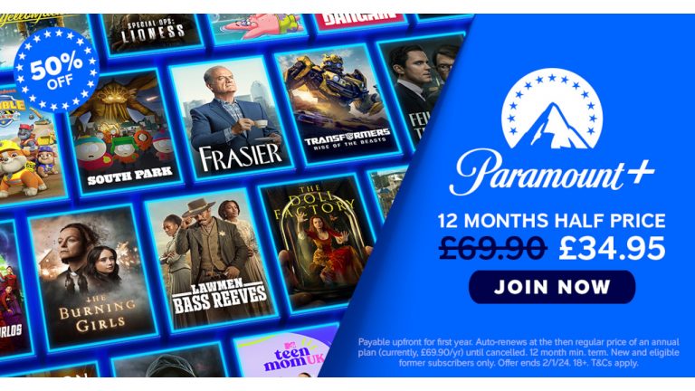 Christmas comes early to Paramount+: Get a year’s subscription with 50% off – now just £34.95