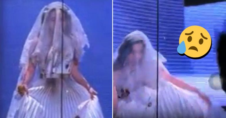 Famous “Bride” Wipes Out In Front Of 30,000 People