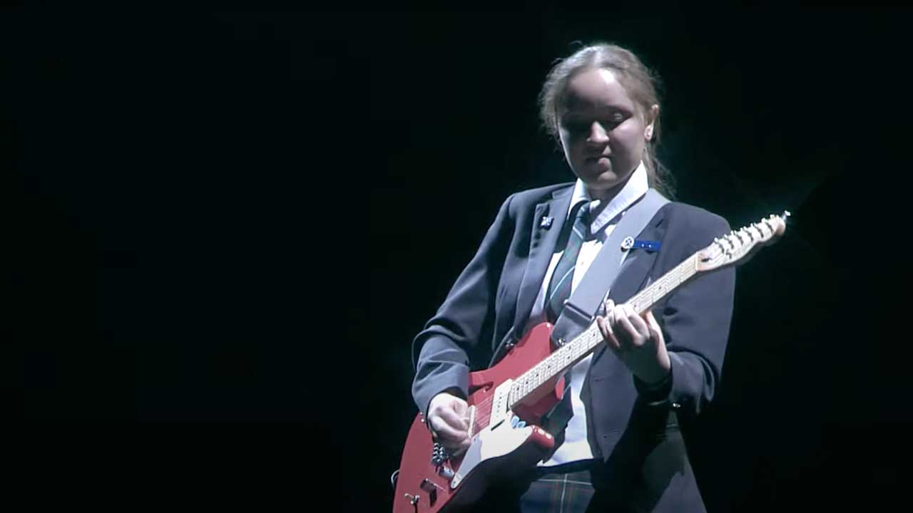 100 schoolkids in New Zealand go viral after prize day performance of Led Zeppelin’s Stairway To Heaven