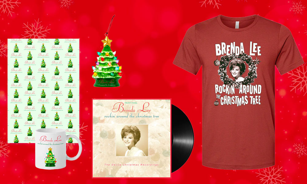 Enter For A Chance To Win Our Brenda Lee Holiday Merch + Vinyl Bundle!