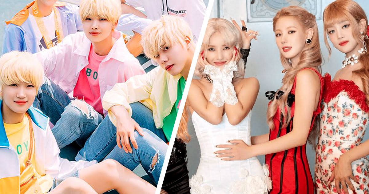 6 K-Pop Groups Where Every Member Went Blonde For A Comeback