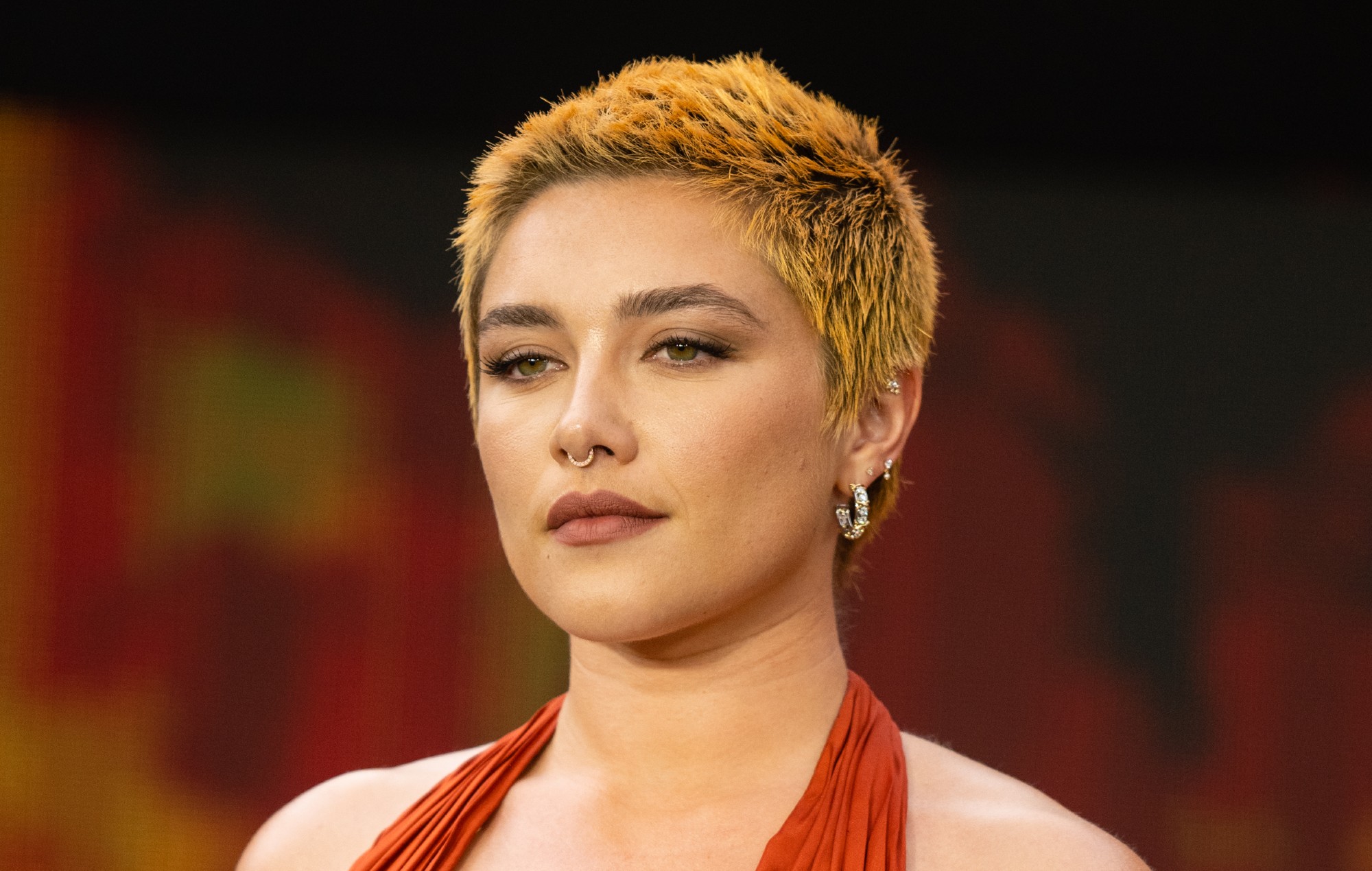 Florence Pugh gets hit in the eye by object thrown at CCXP 2023