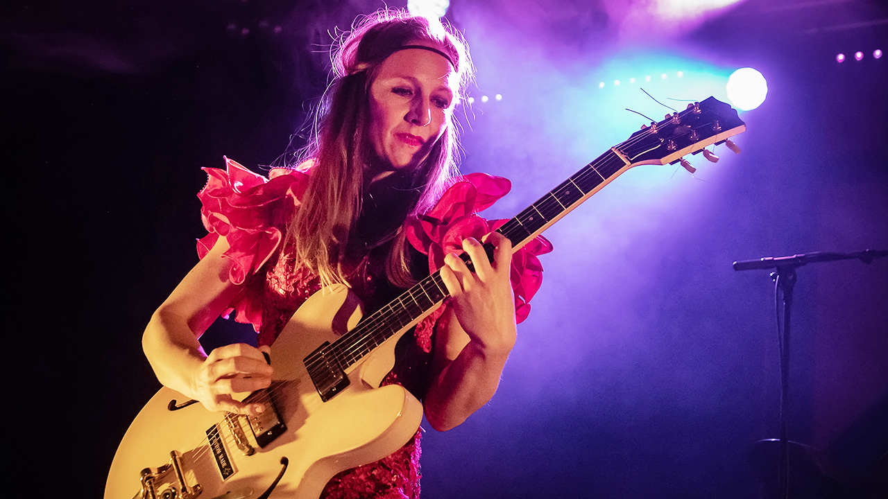 “I was seven months pregnant. The doctor said I couldn’t travel but I explained that I was going to be playing with John McLaughlin… she said, ‘Okay, well you have to go!’” Hedvig Mollestad started out feeling like a failure