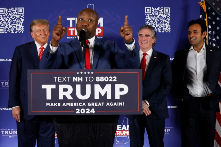 Sen. Tim Scott Shucks & Jives For Trump, Social Media Clowns Him