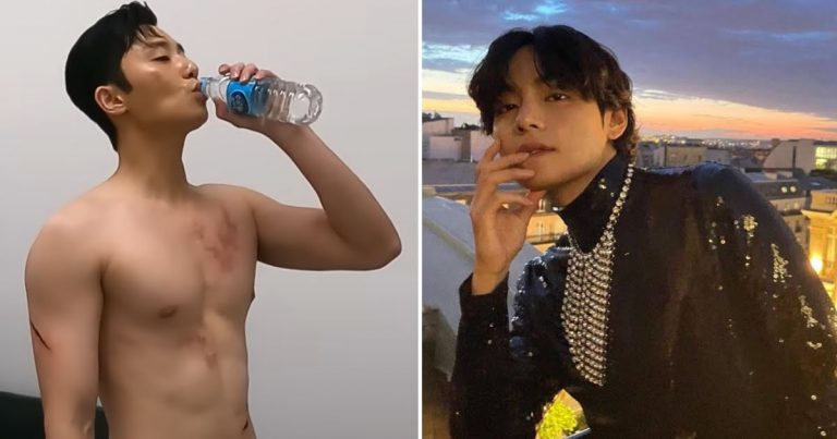 Actor Park Seo Joon’s Shirtless Vlog Becomes A Hot Topic — All Because Of BTS’s V